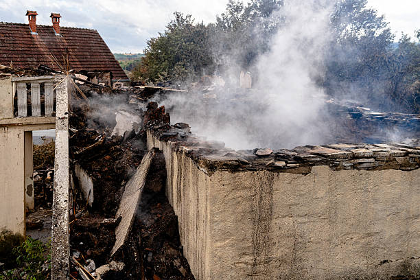Professional Fire Damage Removal technician working in Edgewater, FL